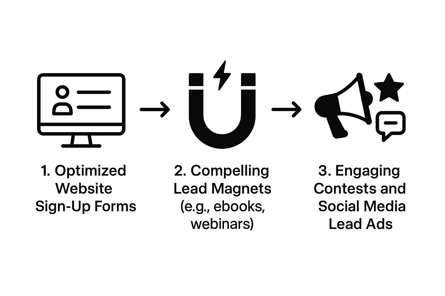 Infographic about database for email marketing
