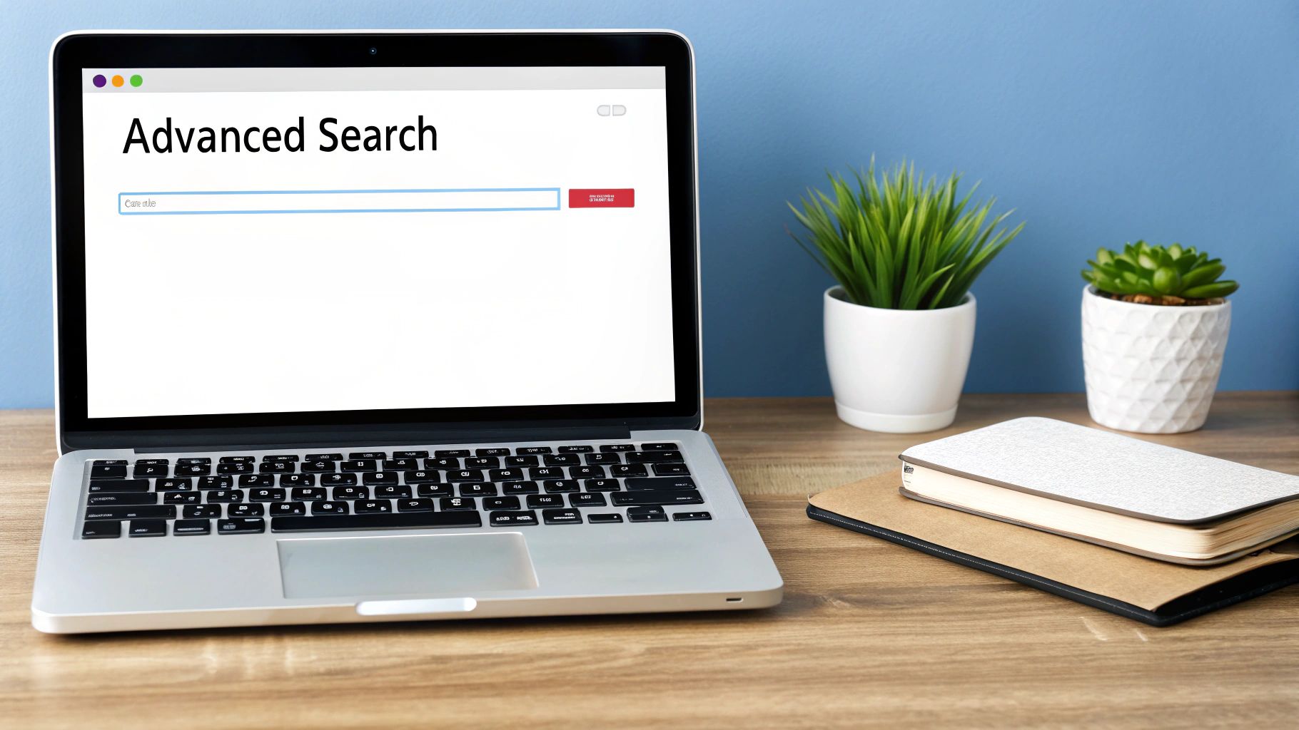 A magnifying glass hovering over digital data points, symbolizing a deep and focused search for information.