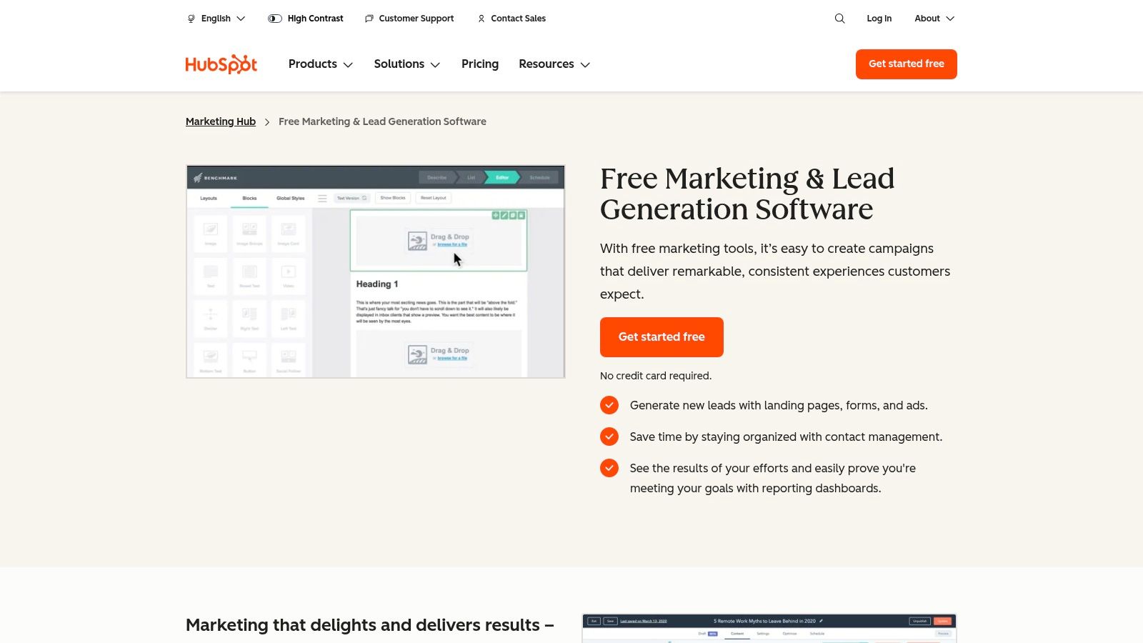 HubSpot Marketing Hub