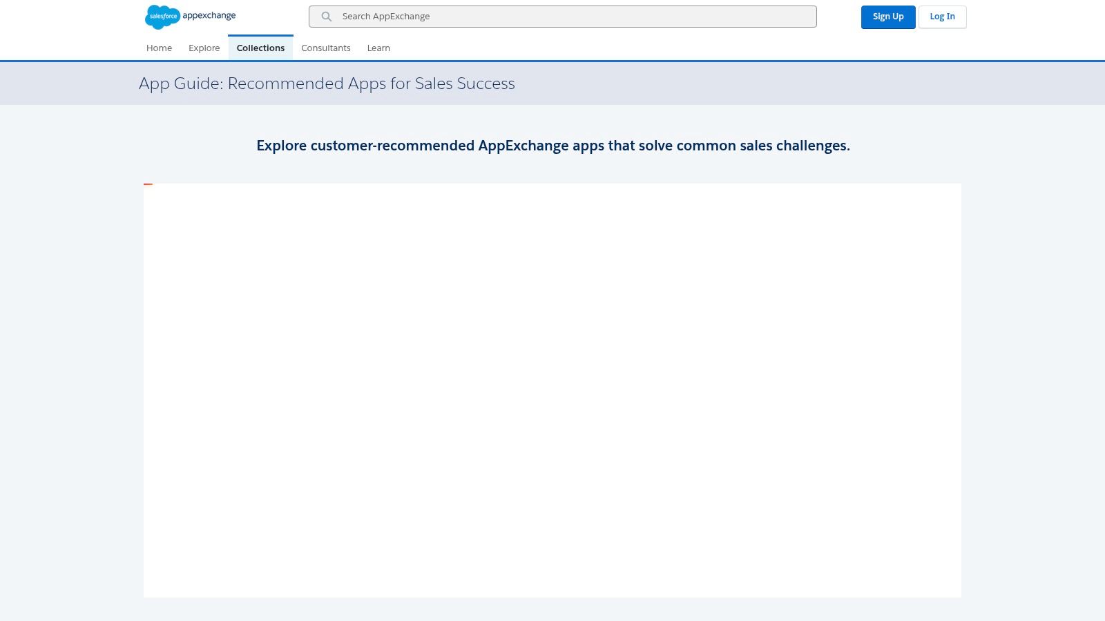 Salesforce AppExchange – Sales/Lead Apps