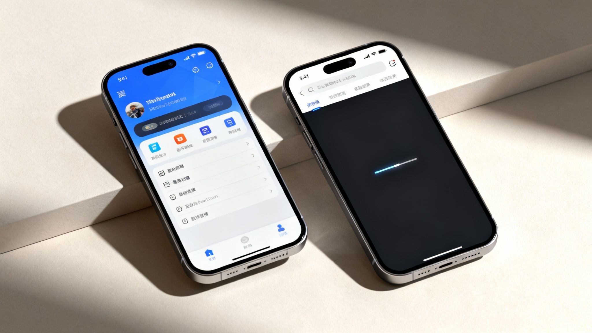Eine Person interagiert begeistert mit einer App auf einem Tablet und einem Smartphone, was die Bedeutung einer guten Nutzererfahrung unterstreicht.