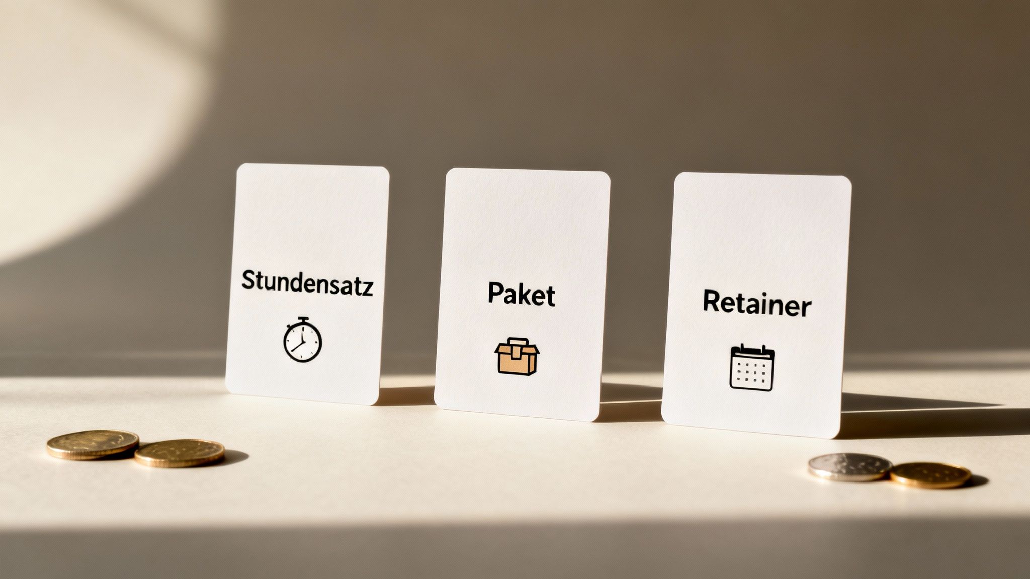 Eine Person plant an einer Tafel die drei Säulen von SEO