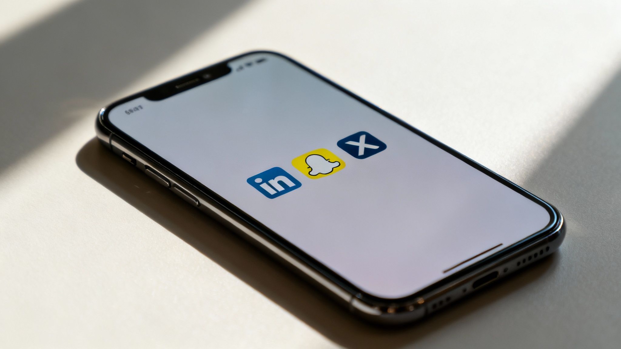 Eine Collage aus Social-Media-Icons wie Facebook, Instagram, LinkedIn und X, die strategisch miteinander vernetzt sind.