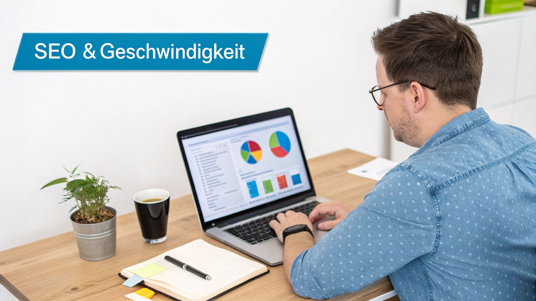 Infographic showing key data about 2. Technical SEO & Performance-Optimierung