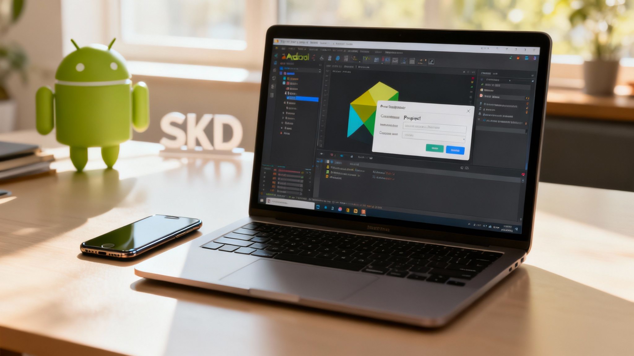 Einblick in die Benutzeroberfläche von Android Studio
