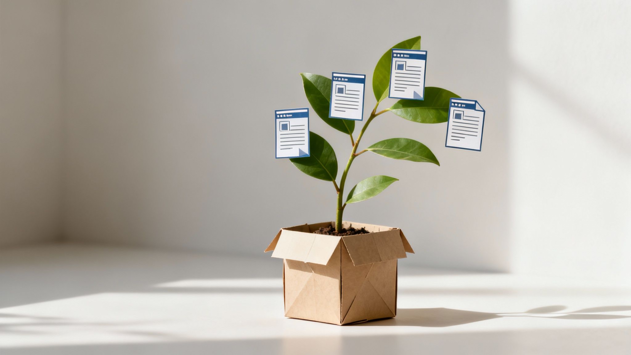 Eine Person, die strategisch Bausteine zusammensetzt, was den Aufbau eines Backlink-Profils symbolisiert.