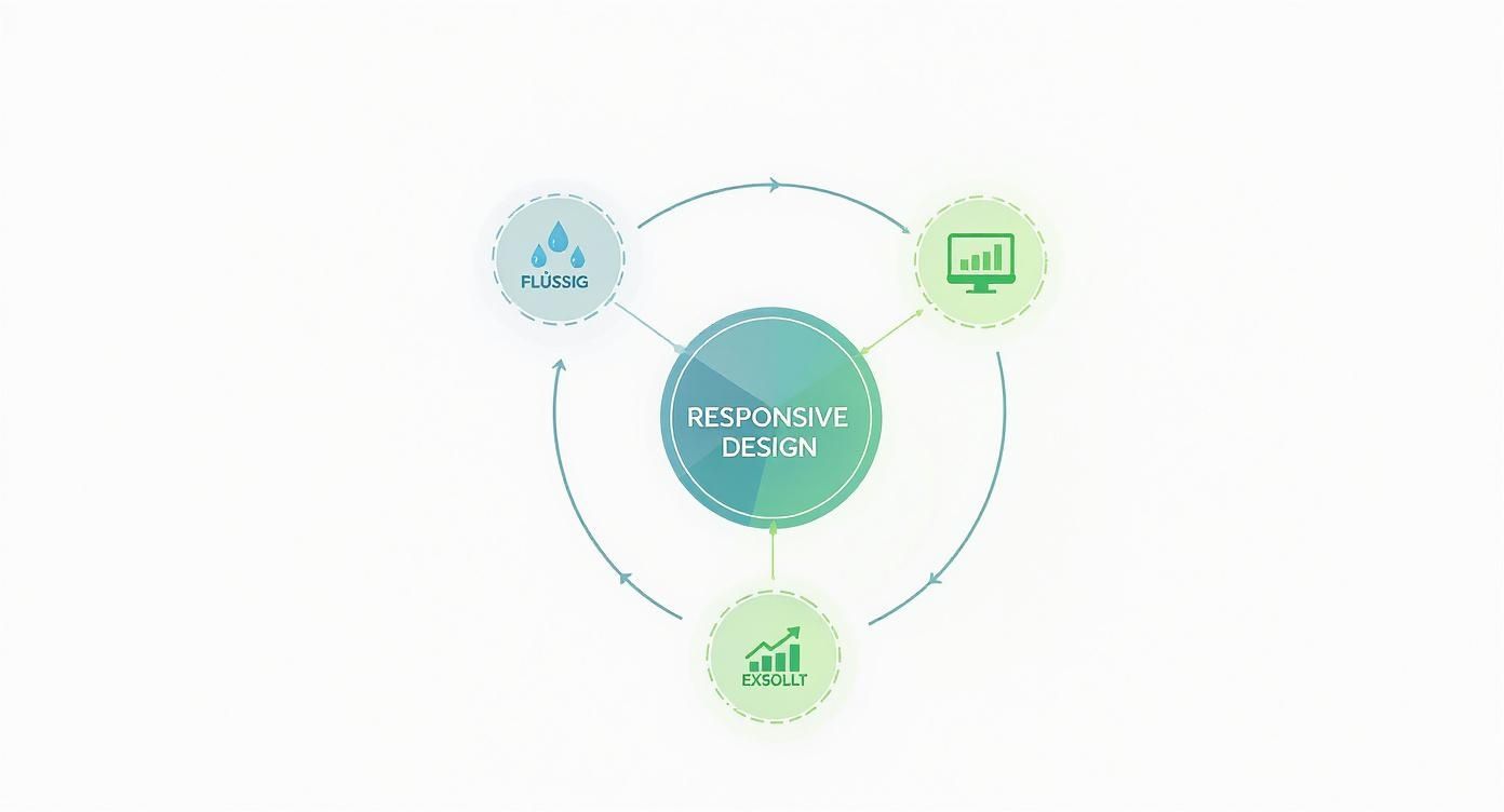 Infographic about was ist responsive design