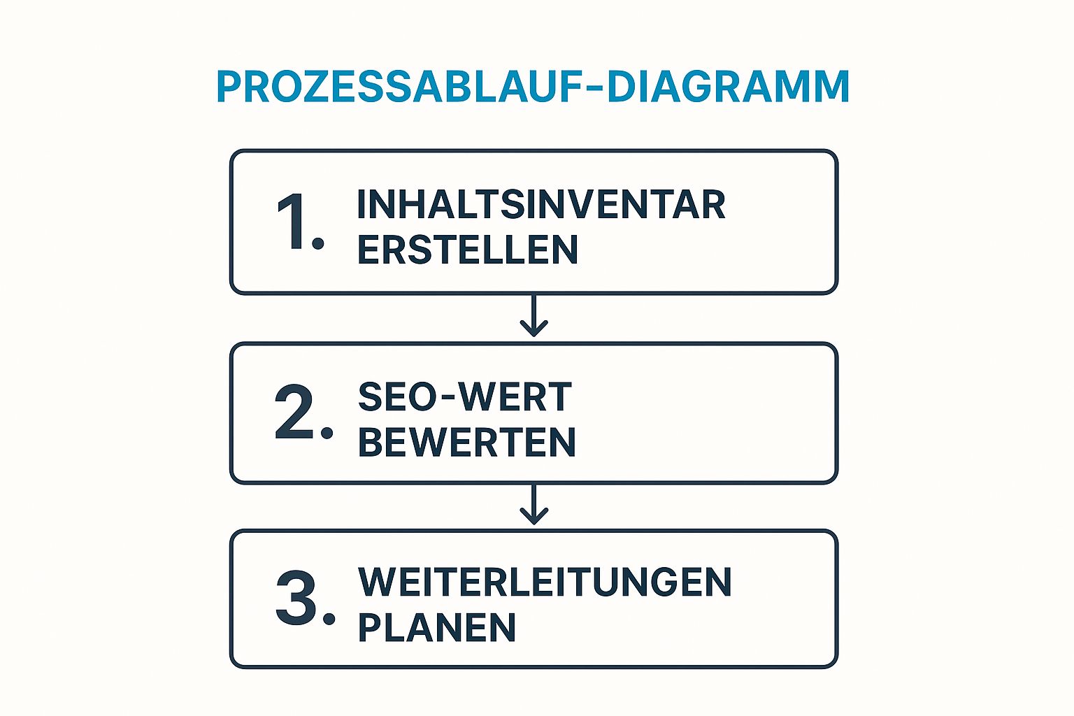 Infographic showing key data about 1. Content Audit & Migrationsstrategie: Das Fundament Ihres Inhalts