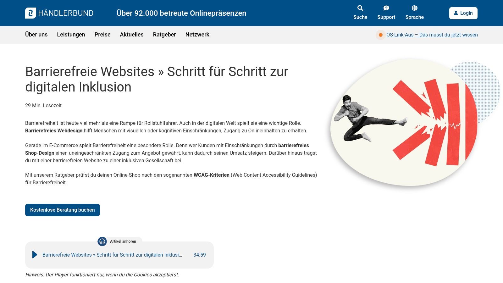 Händlerbund – Barrierefreie Websites: Schritt für Schritt zur digitalen Inklusion
