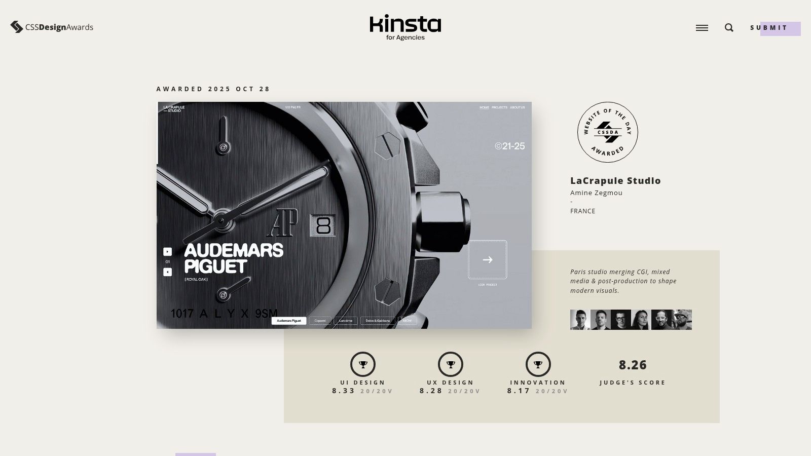 CSS Design Awards (CSSDA)