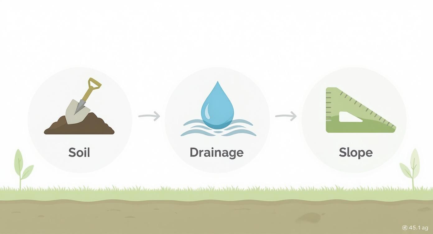 Infographic about concrete slab for basketball court