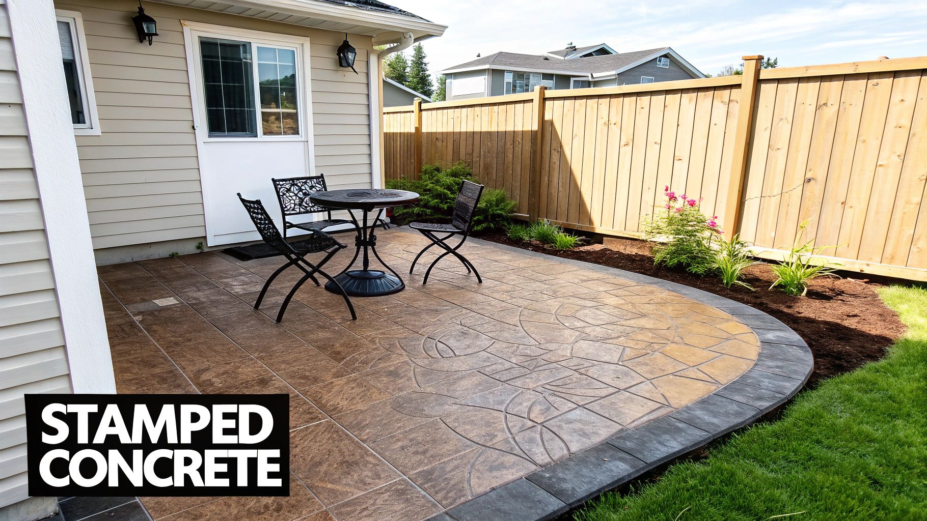 Stamped Concrete Patio
