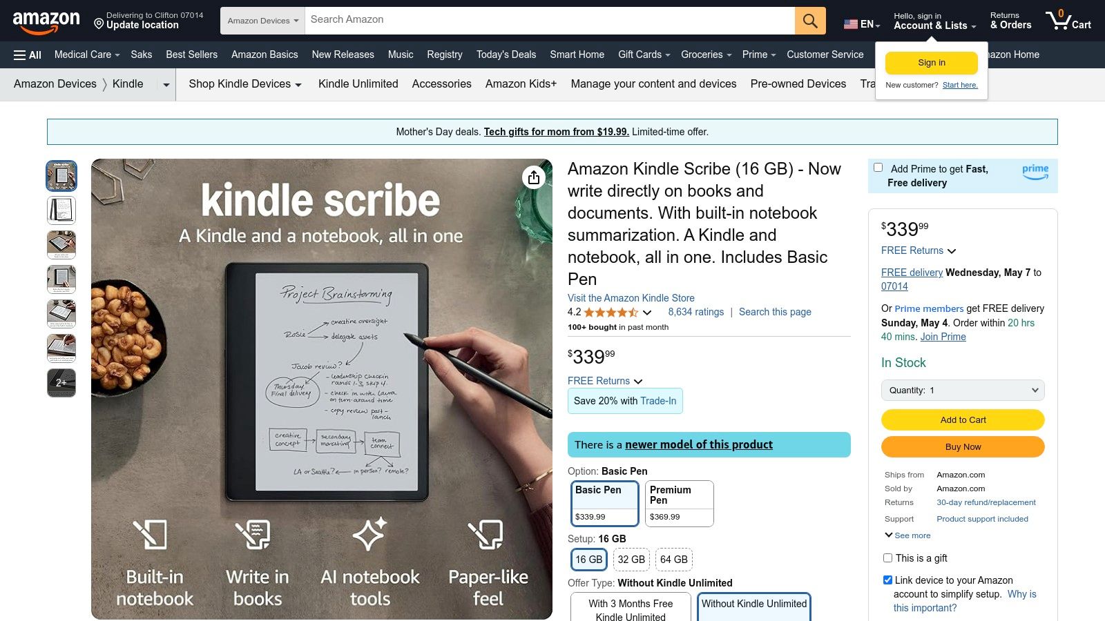 Kindle Scribe