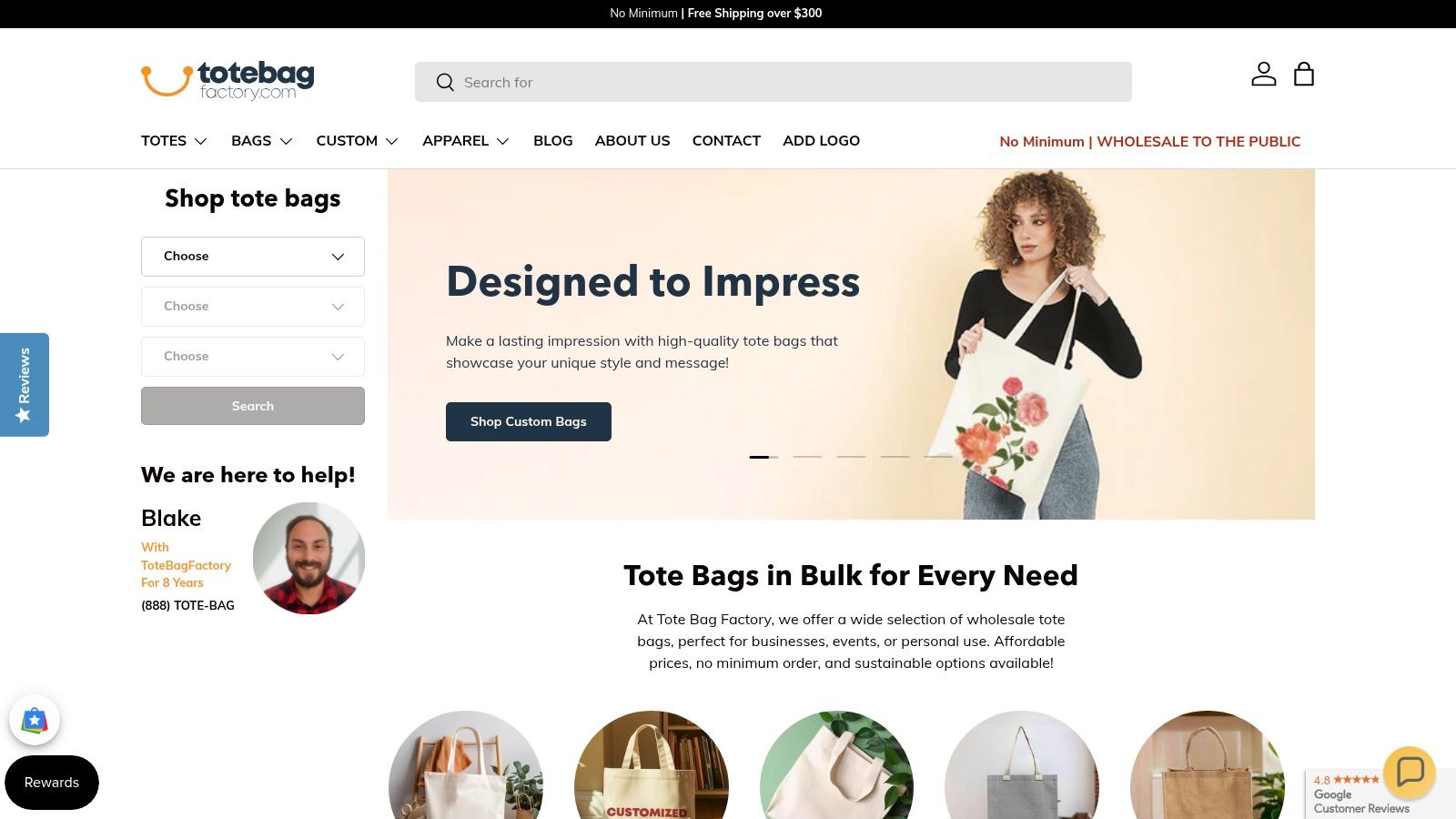 Custom Printed Tote Bags