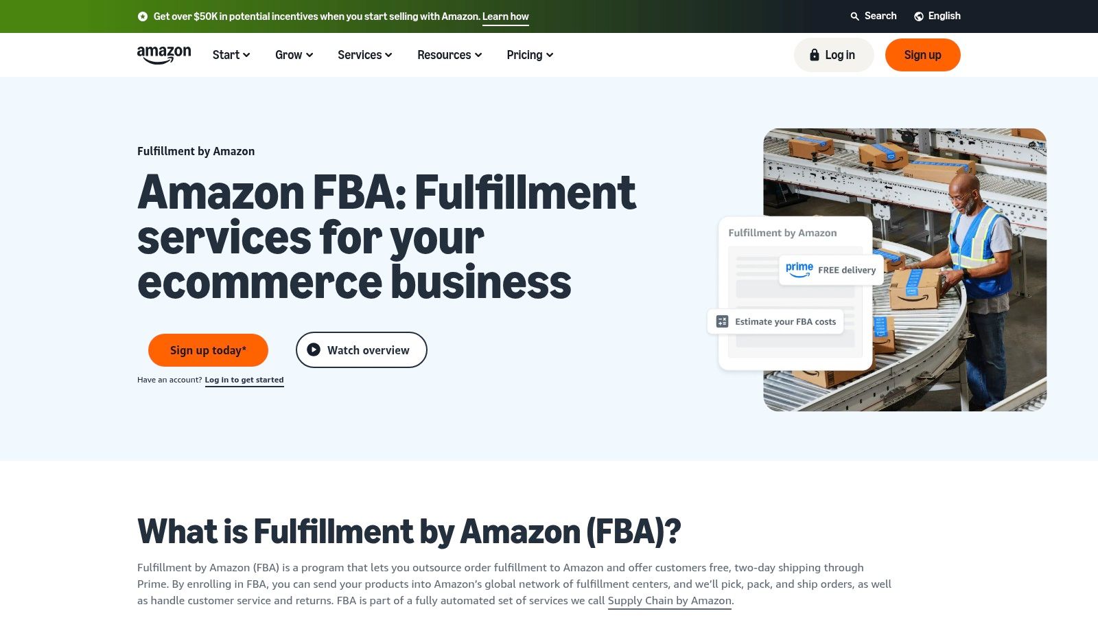 Amazon Fulfillment by Amazon (FBA)