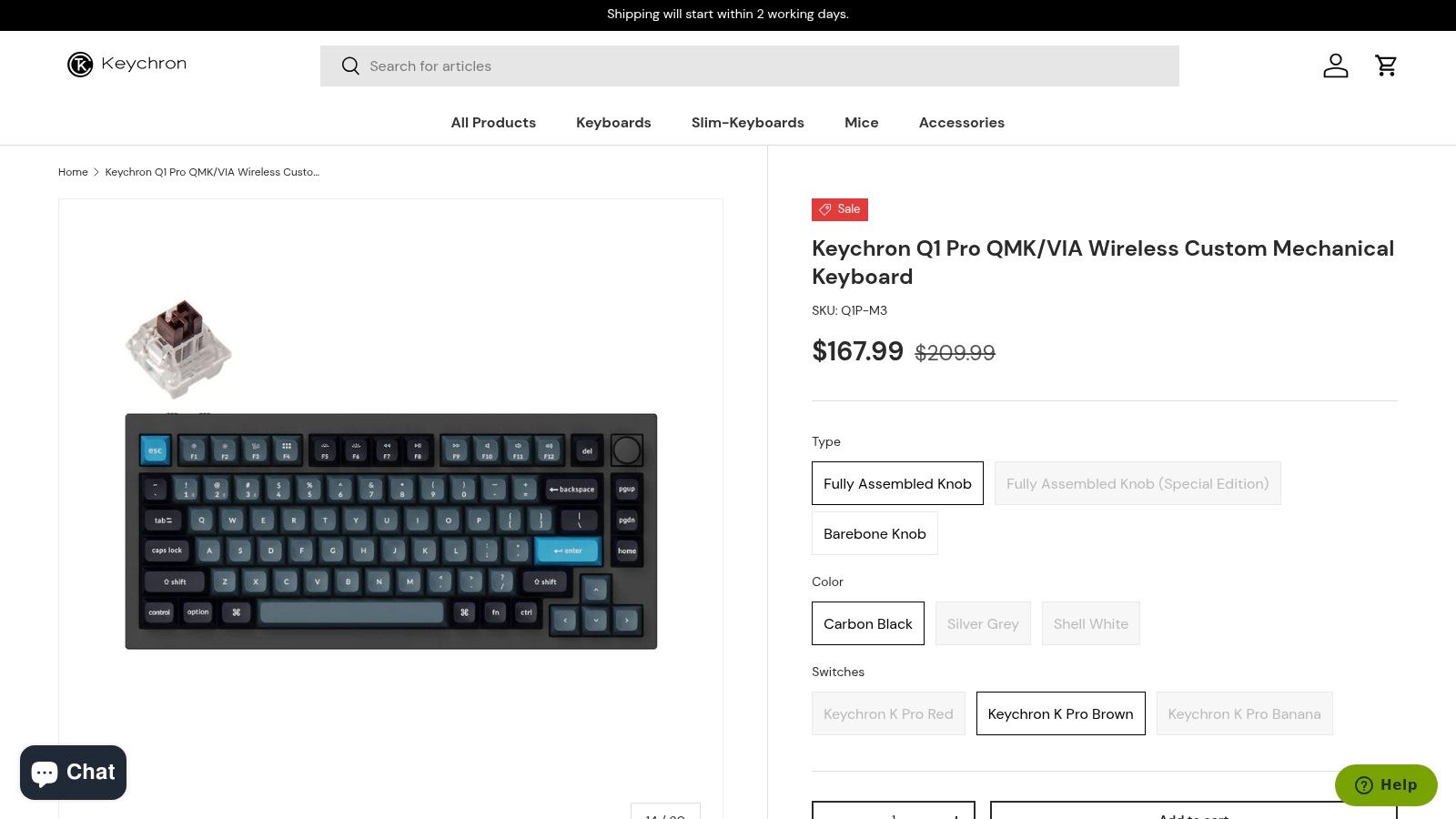 Keychron Q1 Pro Mechanical Keyboard