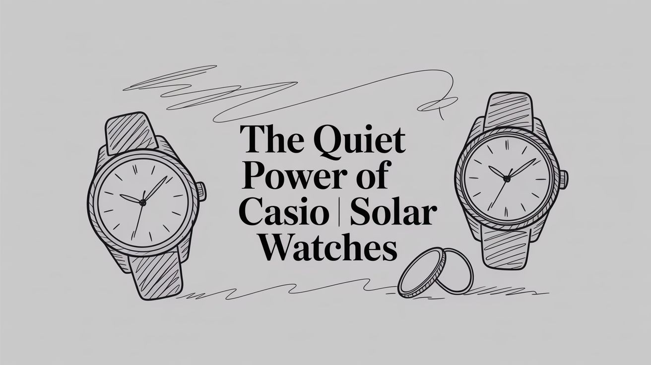 The Quiet Power of Casio Solar Watches