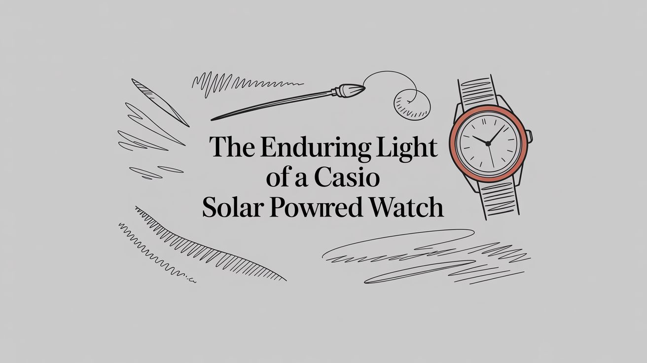 The Enduring Light of a Casio Solar Powered Watch