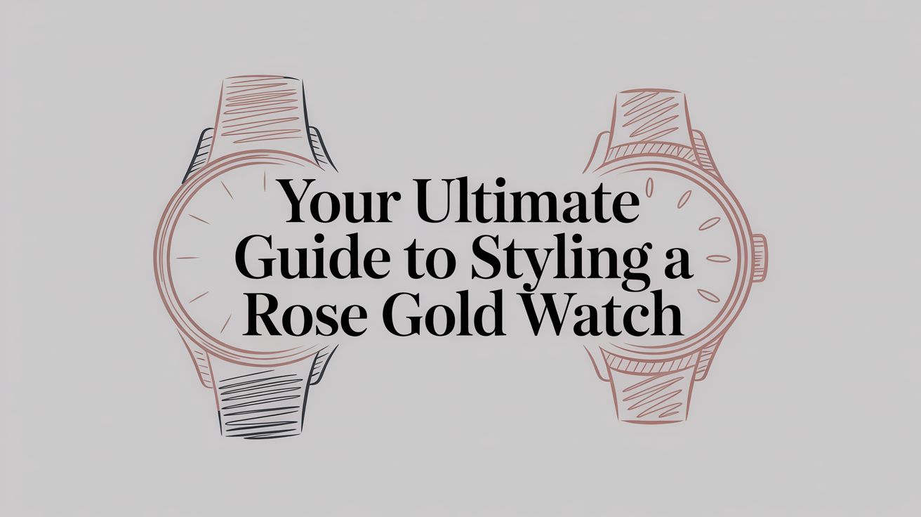 Your Guide to Styling a Rose Gold Watch