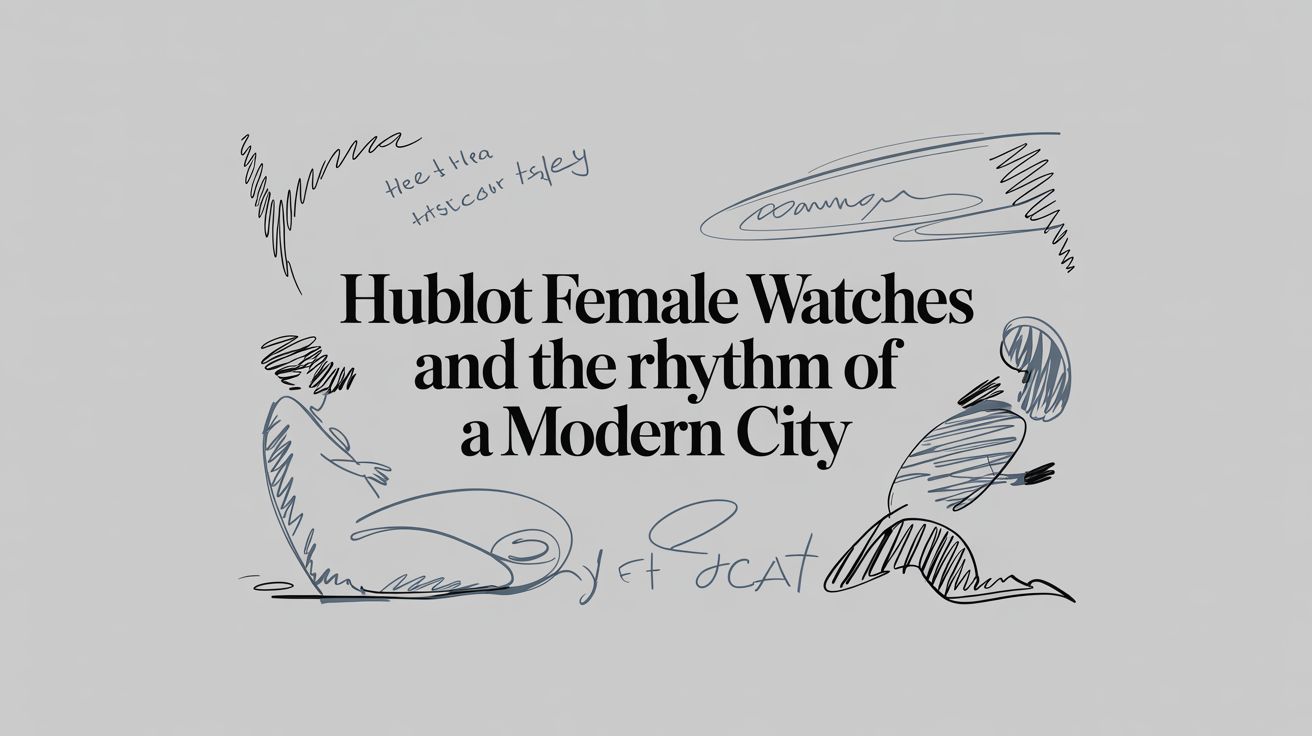 Hublot Female Watches and the Rhythm of a Modern City