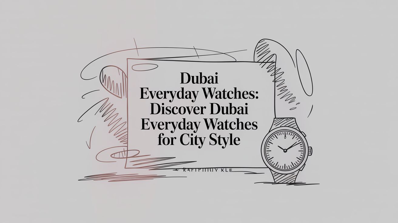 Finding Your Perfect Dubai Everyday Watch: A Guide for City Life