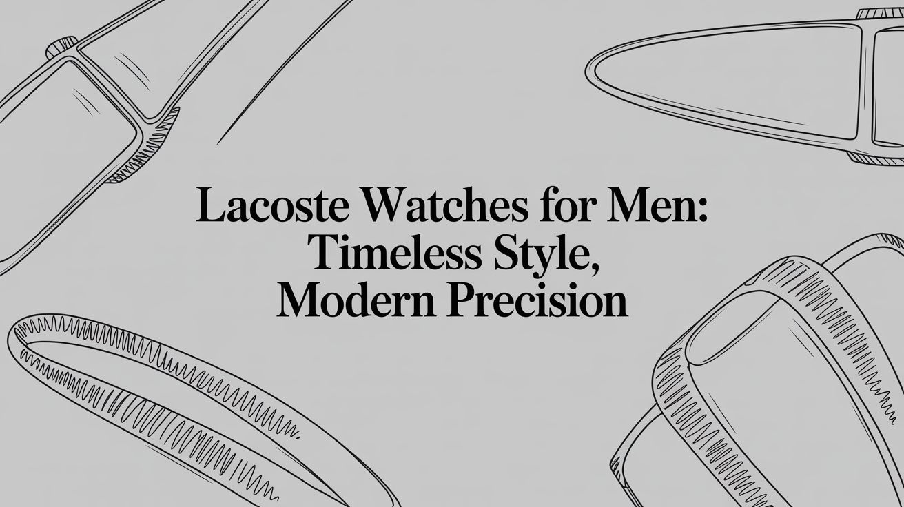 Lacoste Watches for Men: Timeless Style, Modern Precision