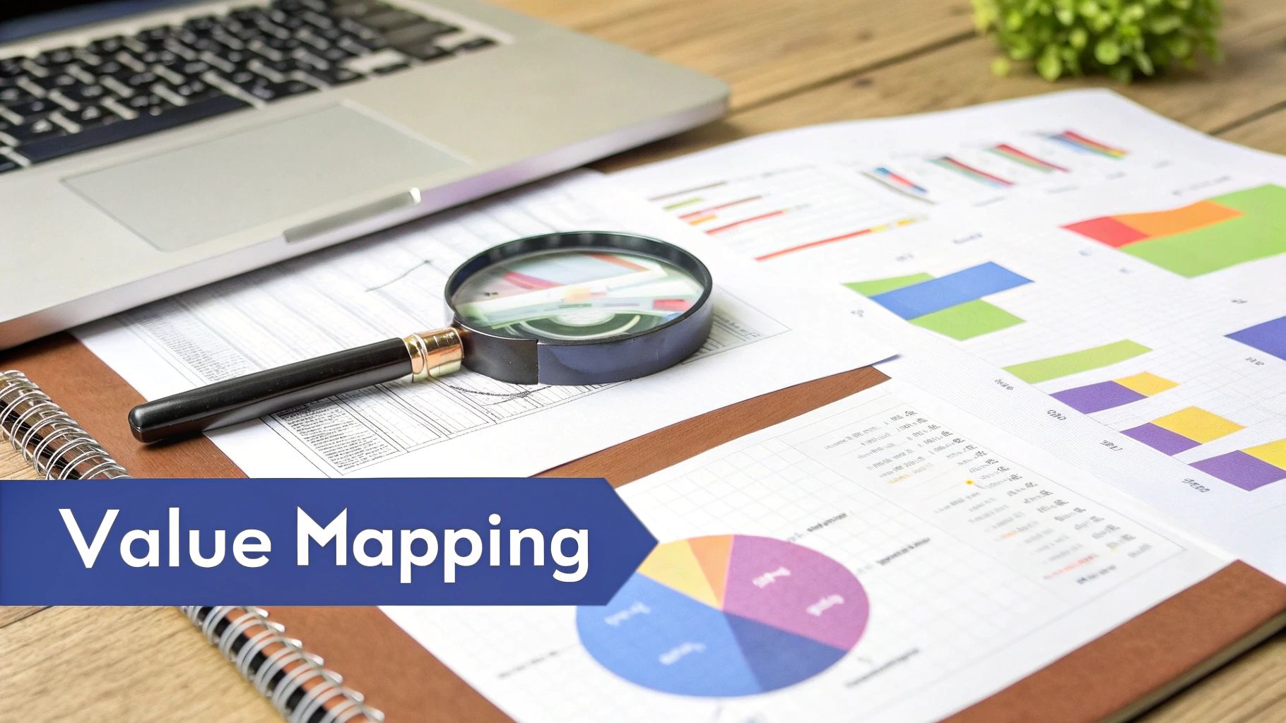 A team of professionals collaborating around a digital whiteboard, pinpointing areas for AI implementation on a business workflow chart.