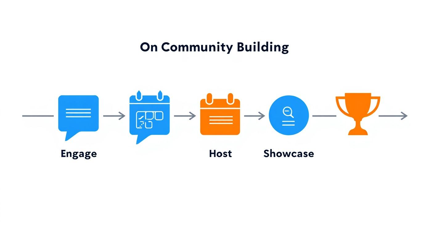 Infographic about how to build customer loyalty