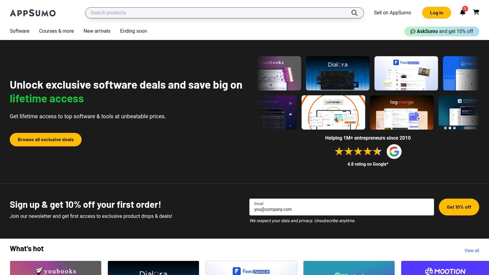 AppSumo (deals marketplace—use with care for AI)