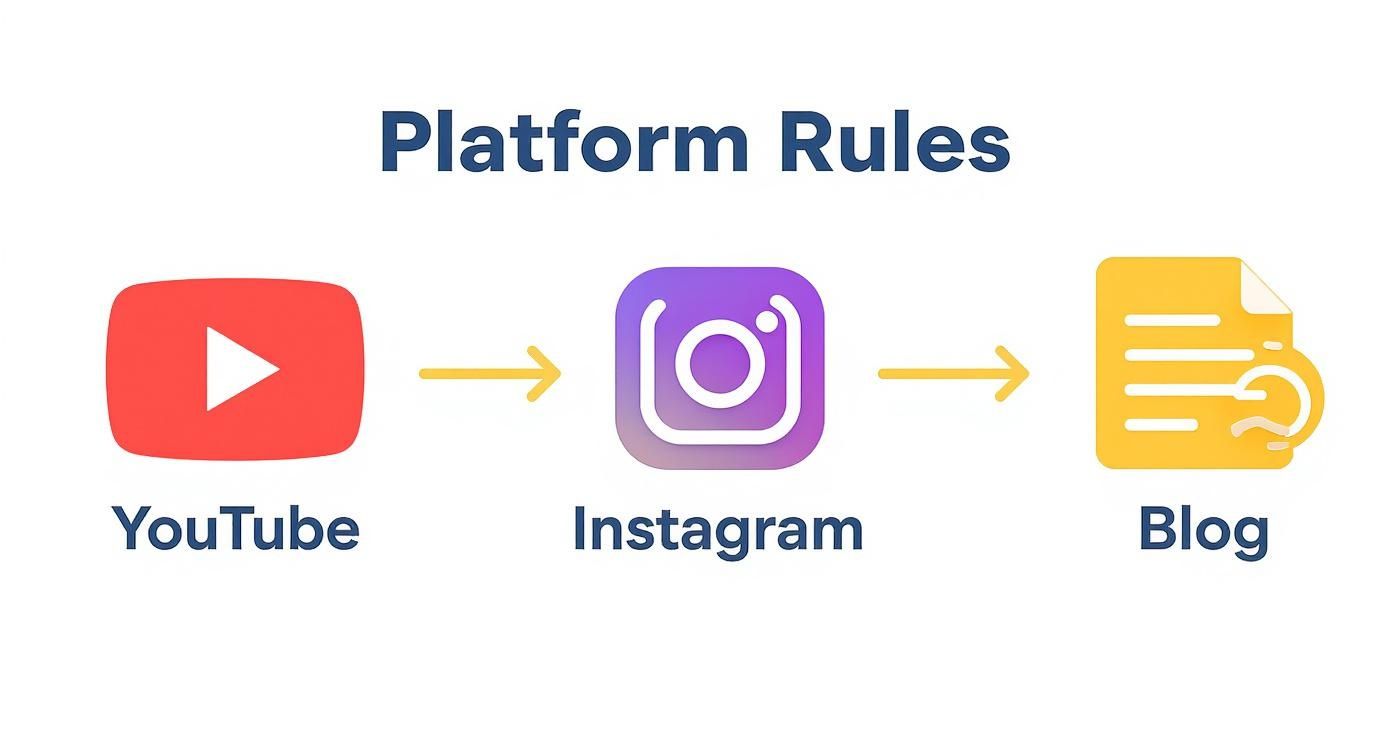Infographic about how to make thumbnail images