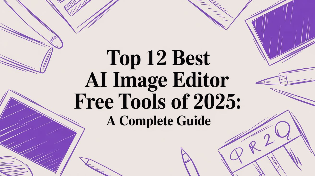 Die 12 besten kostenlosen KI-Bildbearbeitungswerkzeuge von 2025: Ein umfassender Leitfaden