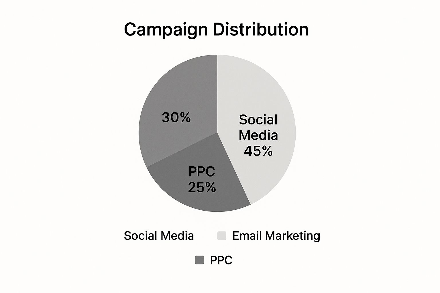 Infographic about marketing campaign calendar