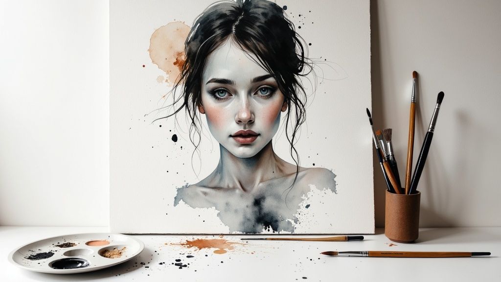 Dark Art Texture Effect