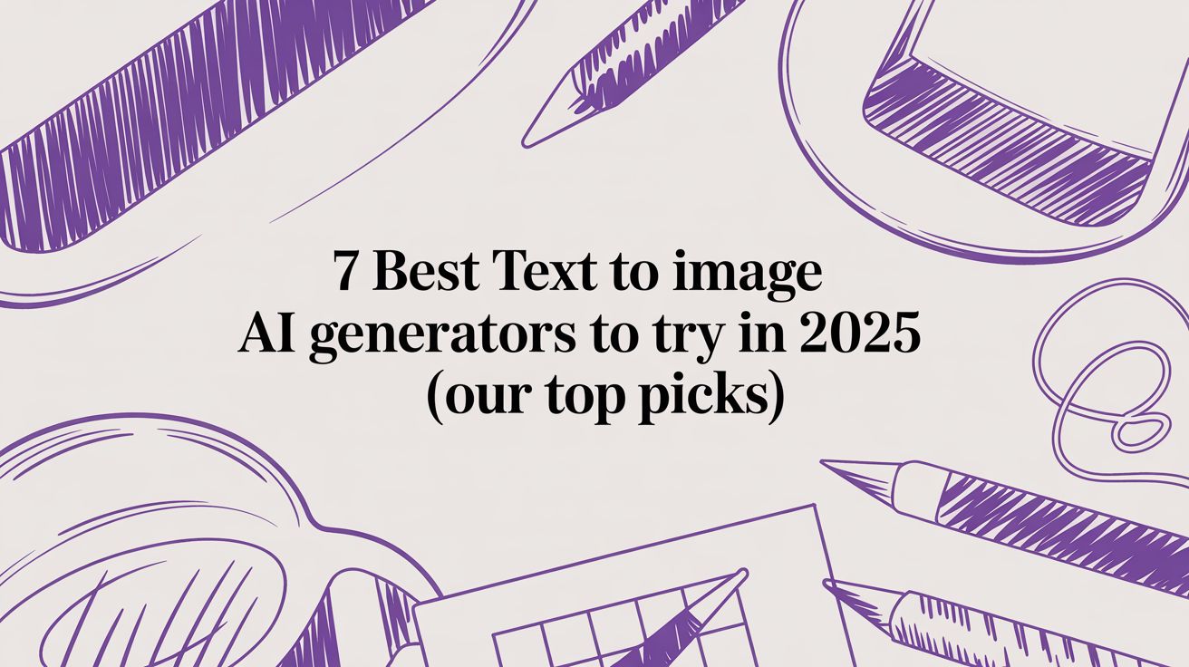 Die 7 besten Text‑zu‑Bild‑AI‑Generatoren, die Sie 2025 ausprobieren sollten (Unsere Top‑Auswahl)
