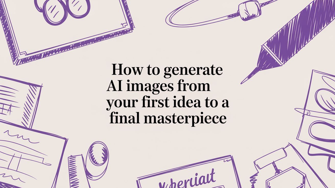 Wie man AI-Bilder von der ersten Idee zum finalen Meisterwerk erzeugt