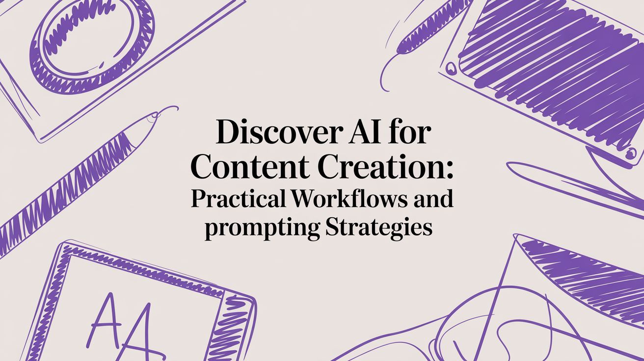 Entdecke AI für Content-Erstellung: Praktische Workflows und Prompting-Strategien