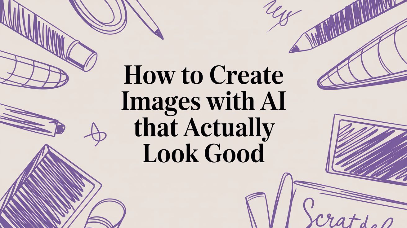 Cómo crear imágenes con IA que realmente se vean bien