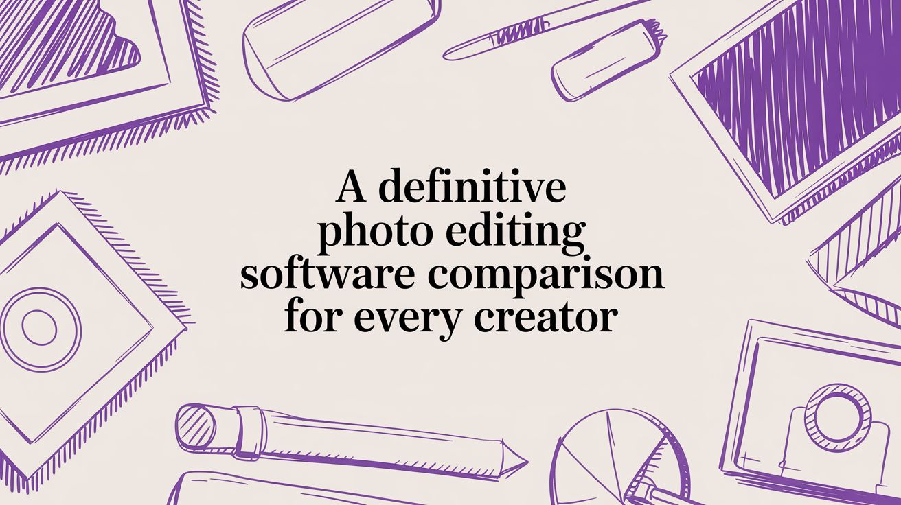 A Definitive Photo Editing Software Comparison for Every Creator