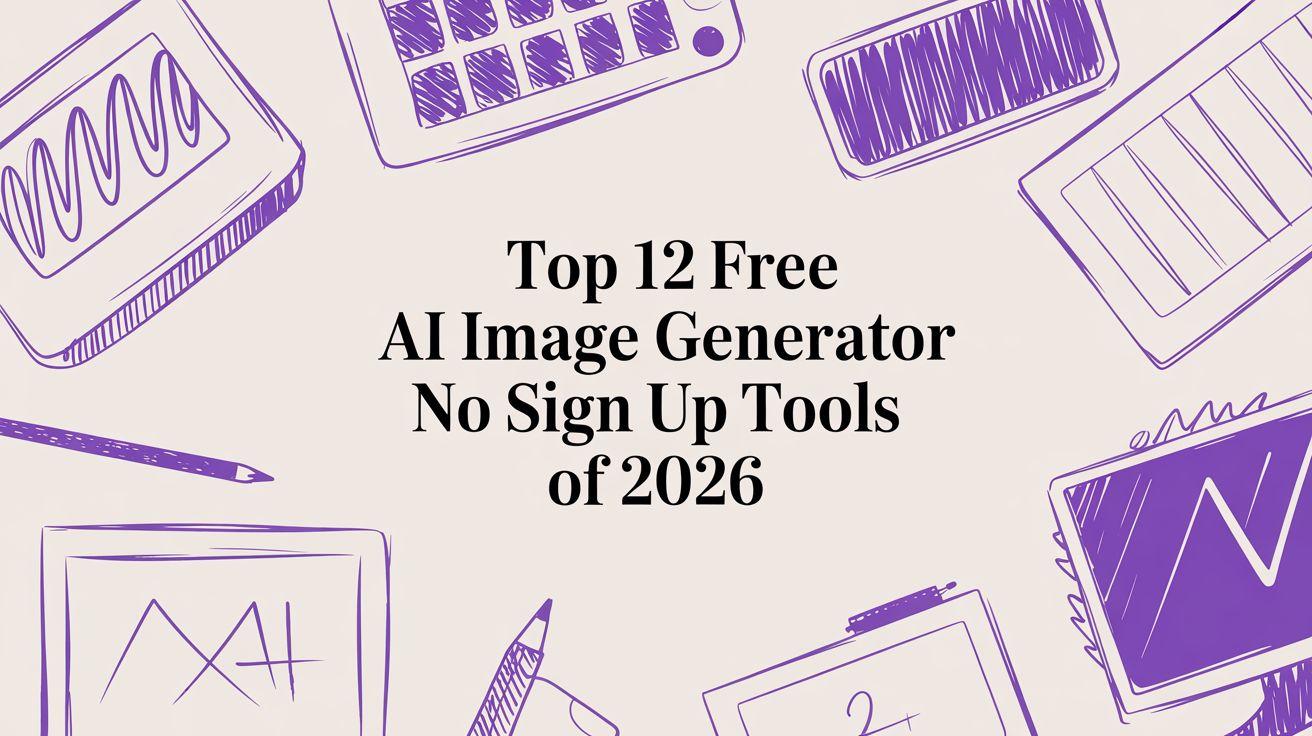 Top 12 Free AI Image Generator No Sign Up Tools of 2026