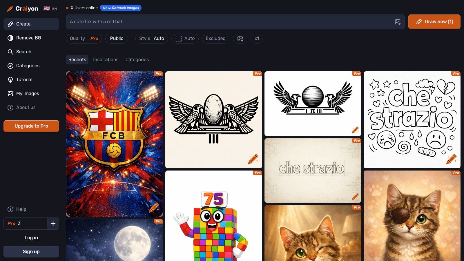 Craiyon (formerly DALL·E Mini)