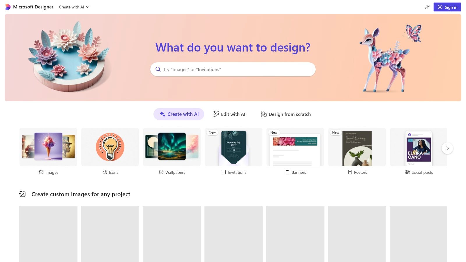 Microsoft Designer (Image Creator)
