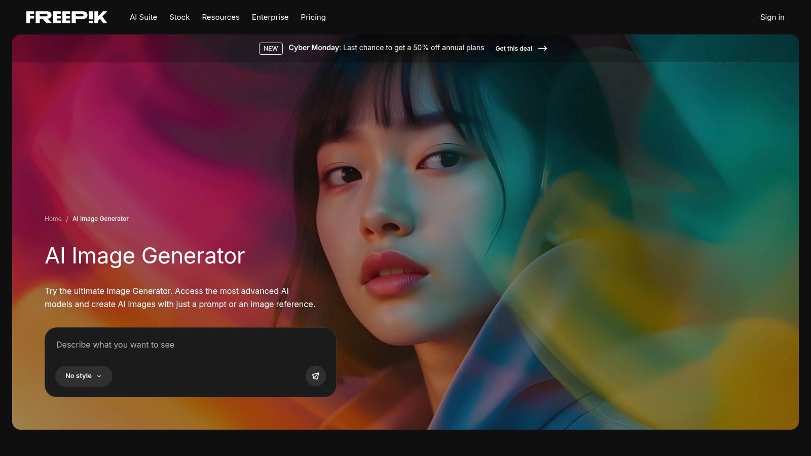 Freepik AI Image Generator