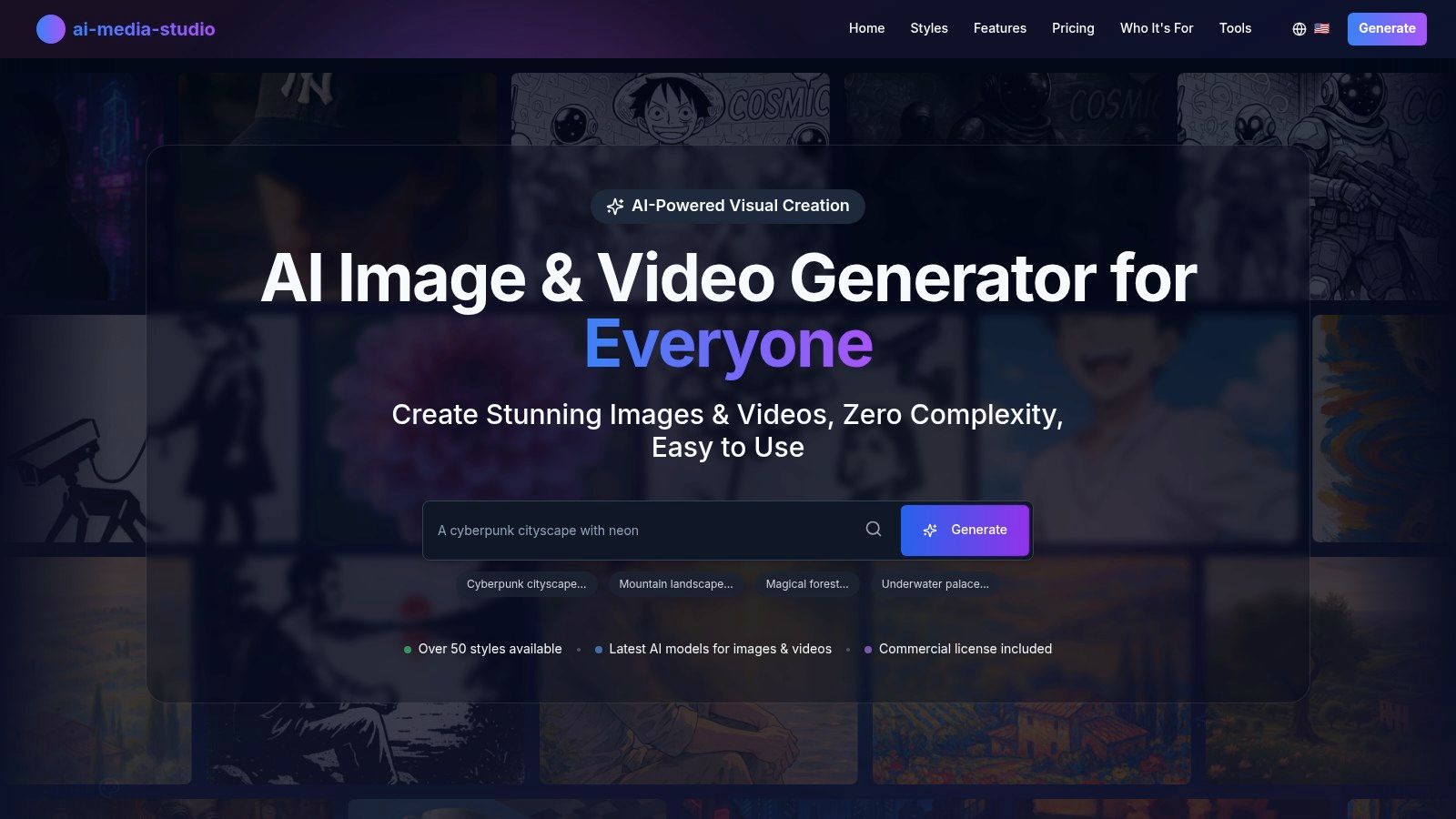 AI Image & Video Generator