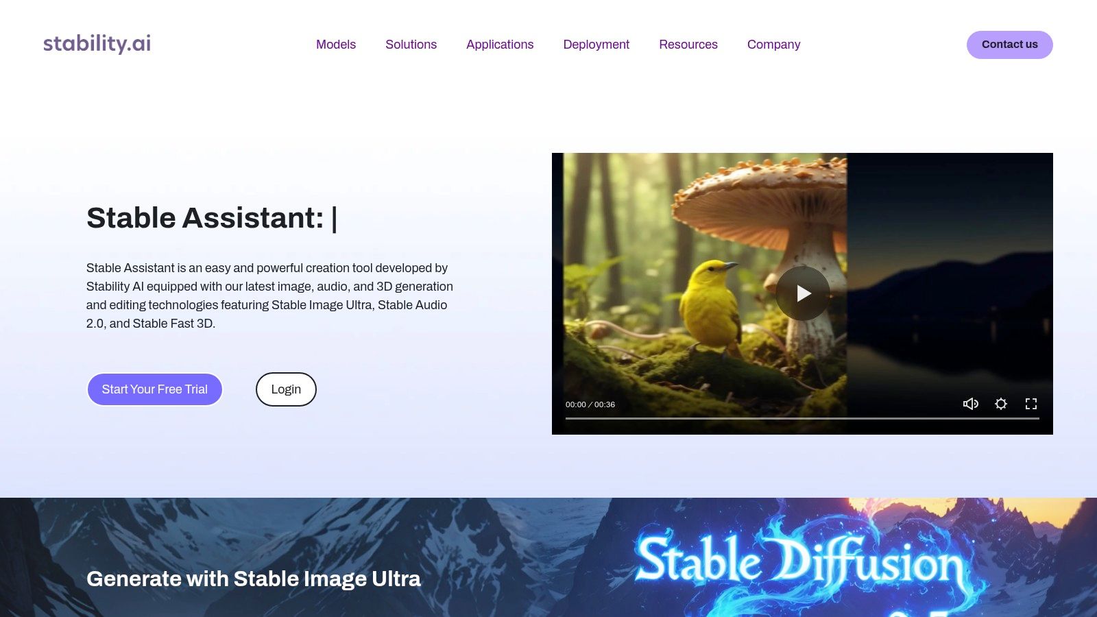 Stability AI (Stable Assistant & Stable Artisan)