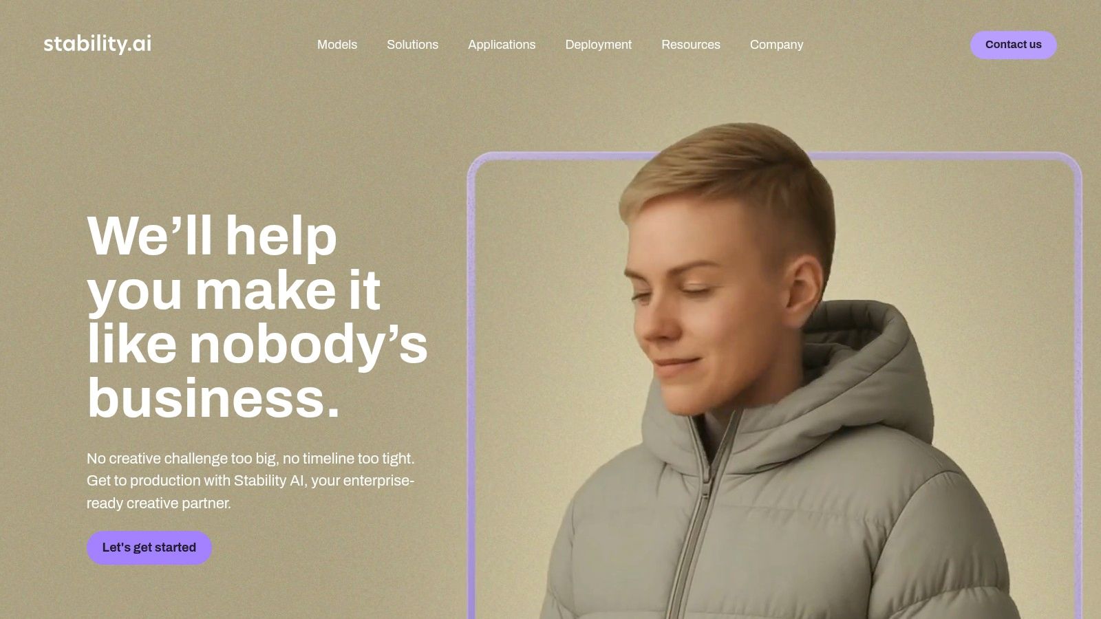 Stability AI (Stable Diffusion, API, self‑host)