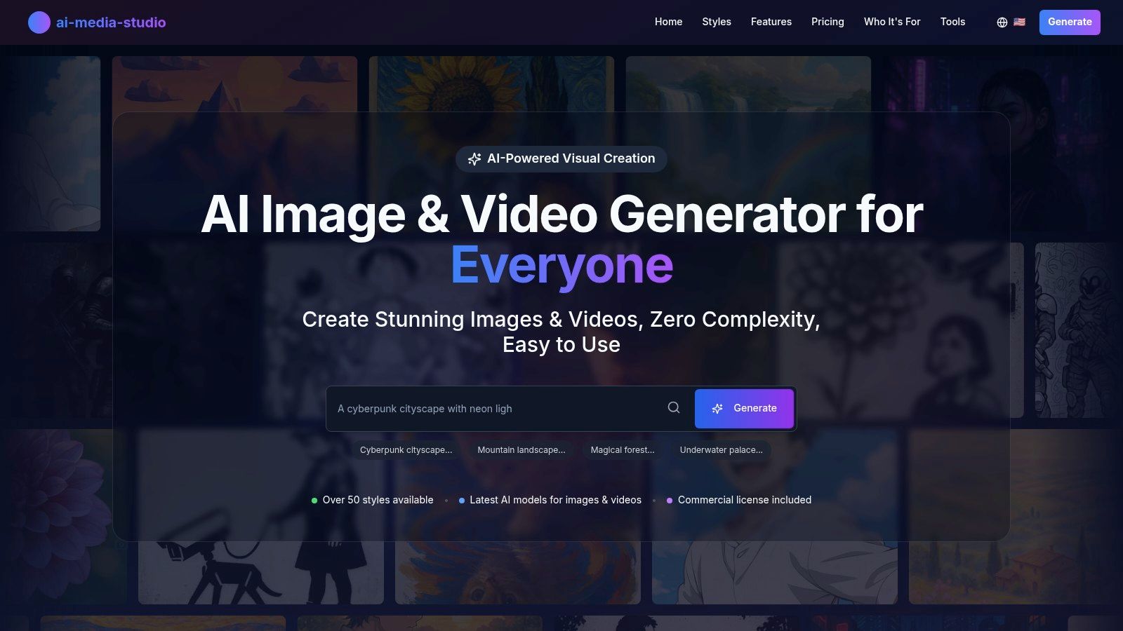 AI Media Studio: The All-in-One for Effortless, High-Quality Visuals