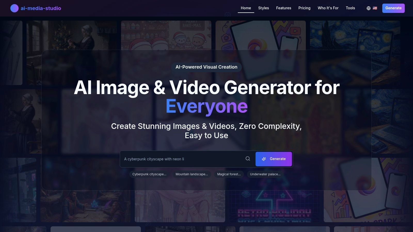 A classroom scene generated by AI, showcasing the visual capabilities of AI tools for teachers.