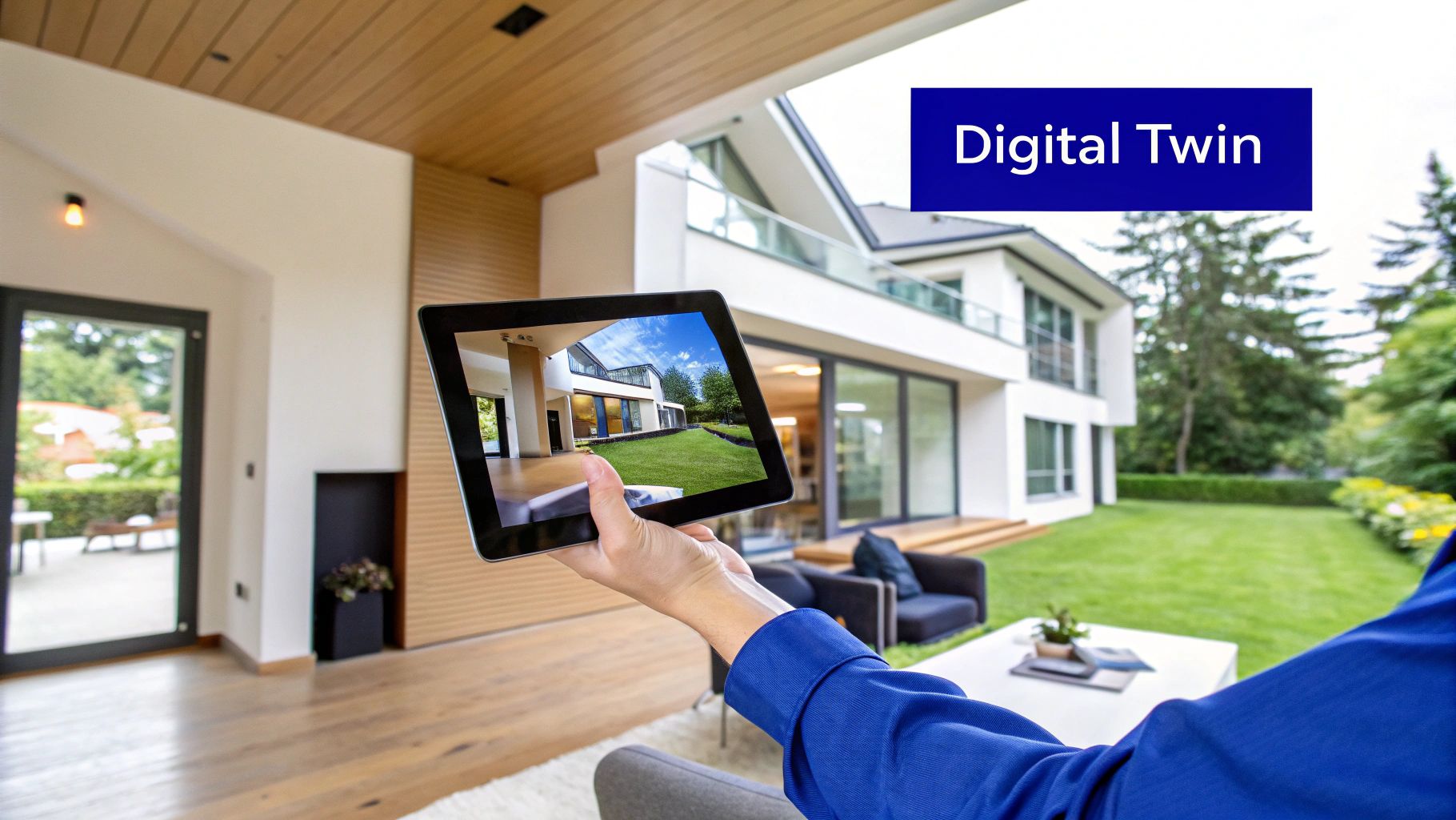 A Matterport dollhouse view of a modern home, showcasing its layout and design