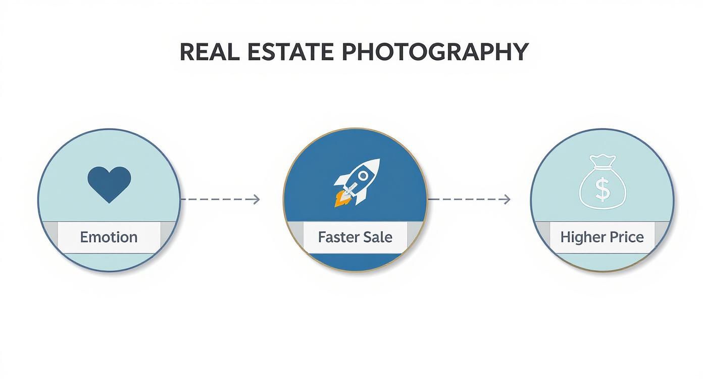 Infographic about photographer real estate