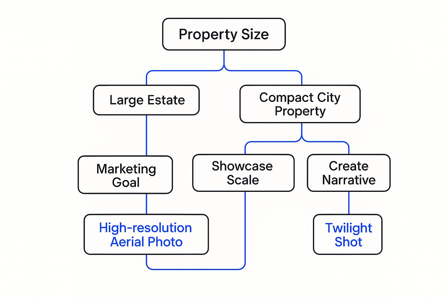 Infographic about real estate aerial photography near me